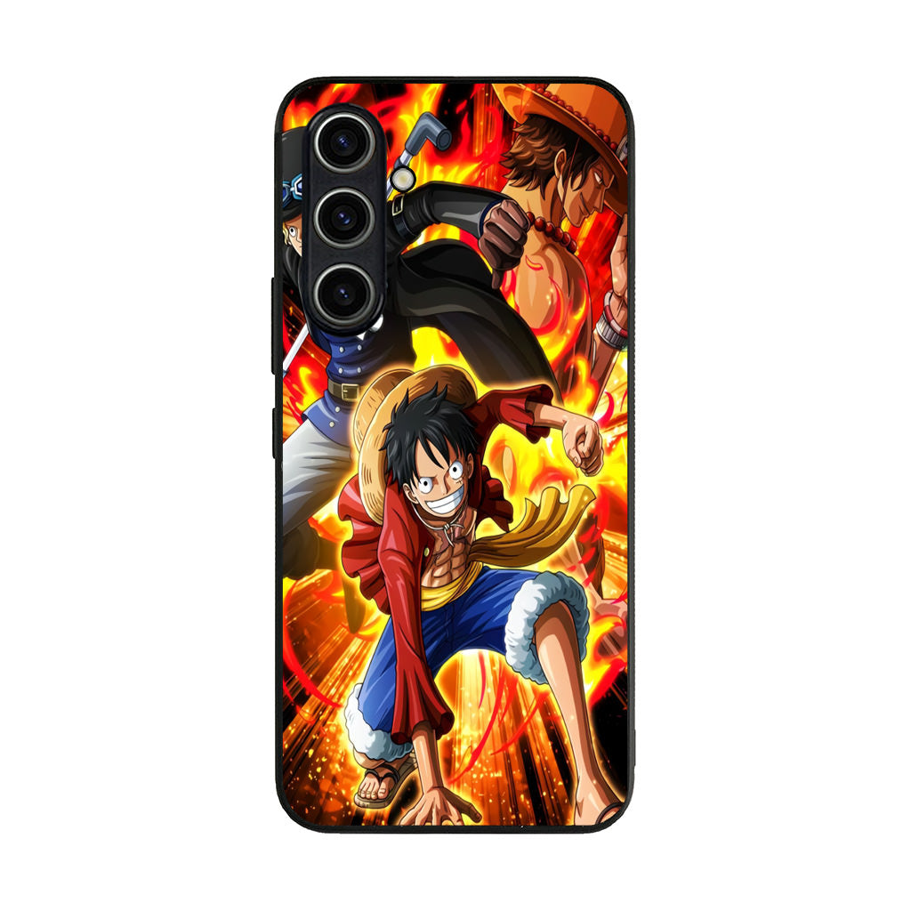 Ace Sabo Luffy Brotherhood Samsung Galaxy A54 5G Case
