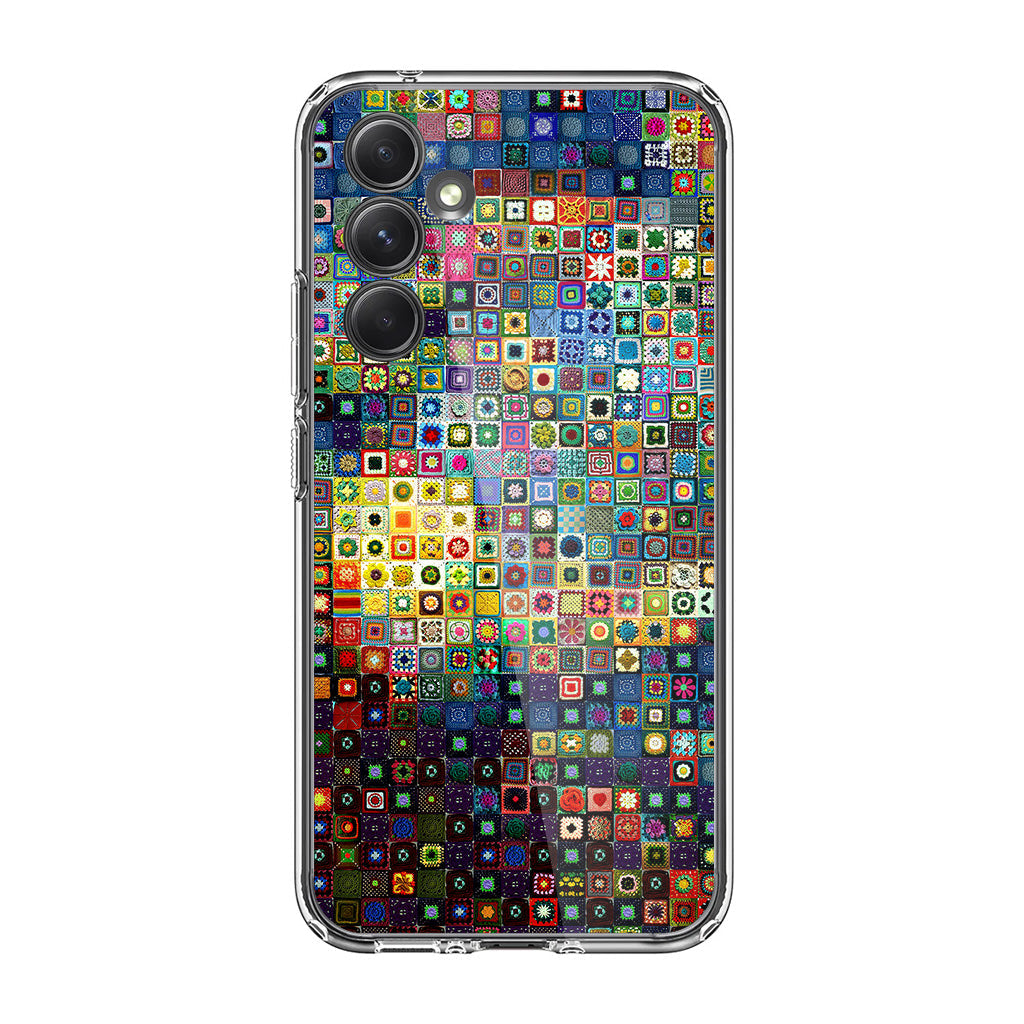 Starry Night Tiles Samsung Galaxy A54 5G Case