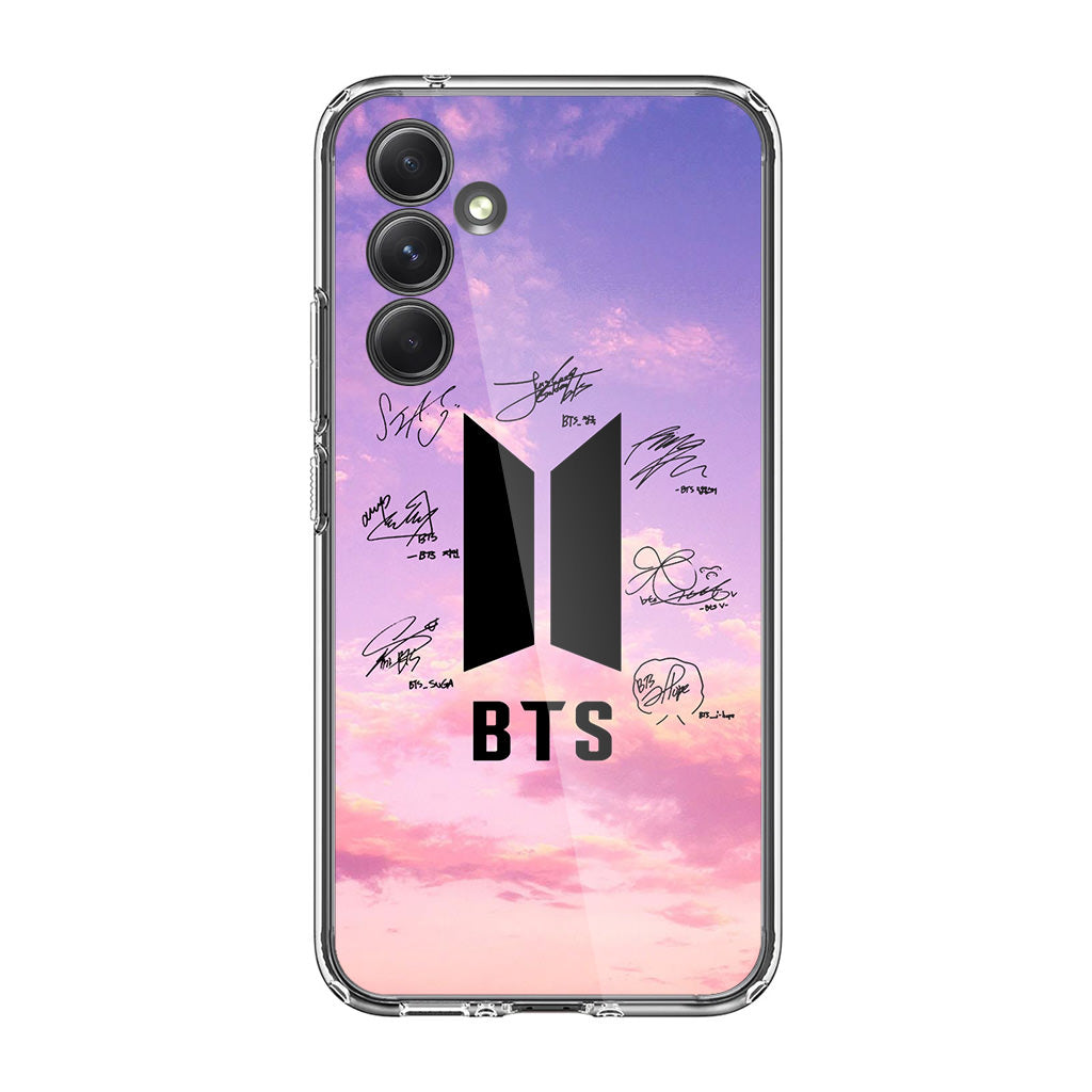 BTS Signature 2 Samsung Galaxy A54 5G Case
