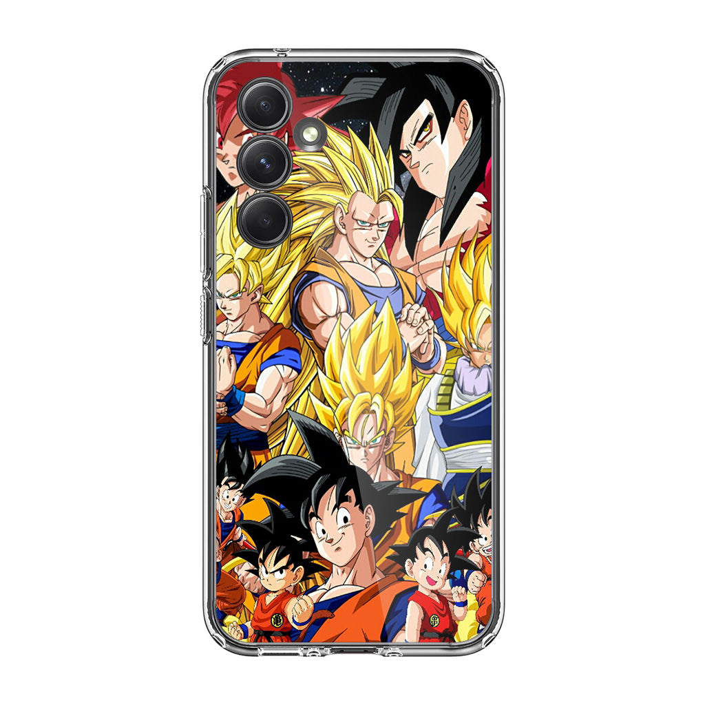 Dragon Ball Z Son Goku Transformation Samsung Galaxy A54 5G Case