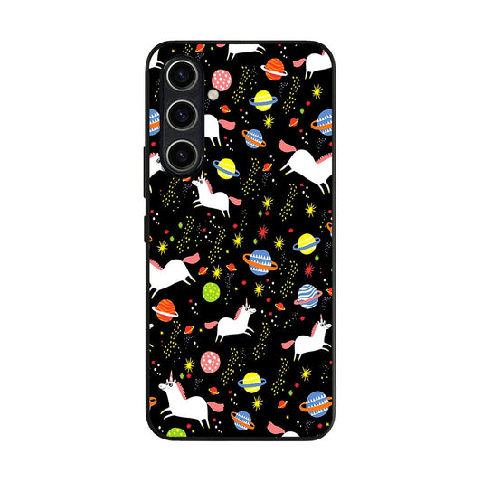 Space Unicorn Pattern Samsung Galaxy A54 5G Case