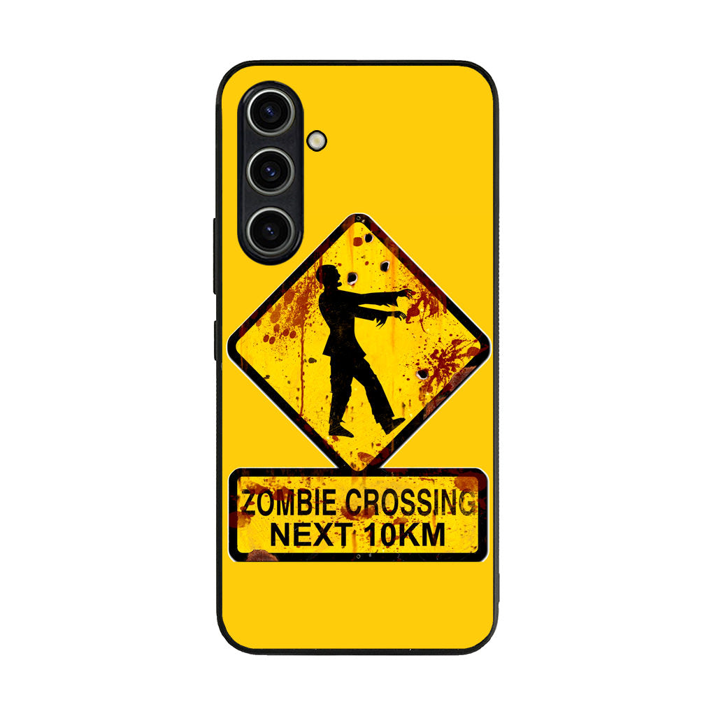 Zombie Crossing Sign Samsung Galaxy A54 5G Case
