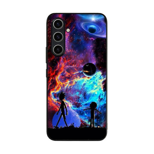 Rick And Morty Flat Galaxy Samsung Galaxy A54 5G Case