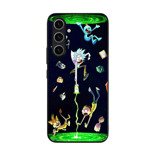 Rick And Morty Portal Fall Samsung Galaxy A54 5G Case