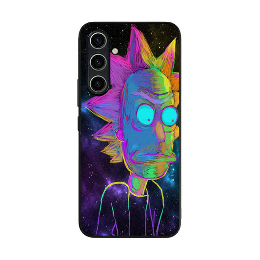 Rick Colorful Crayon Space Samsung Galaxy A54 5G Case