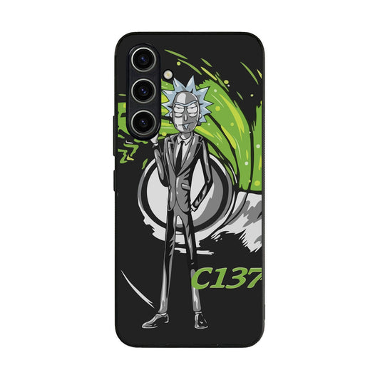 Rick Sanchez Agent C137 Samsung Galaxy A54 5G Case