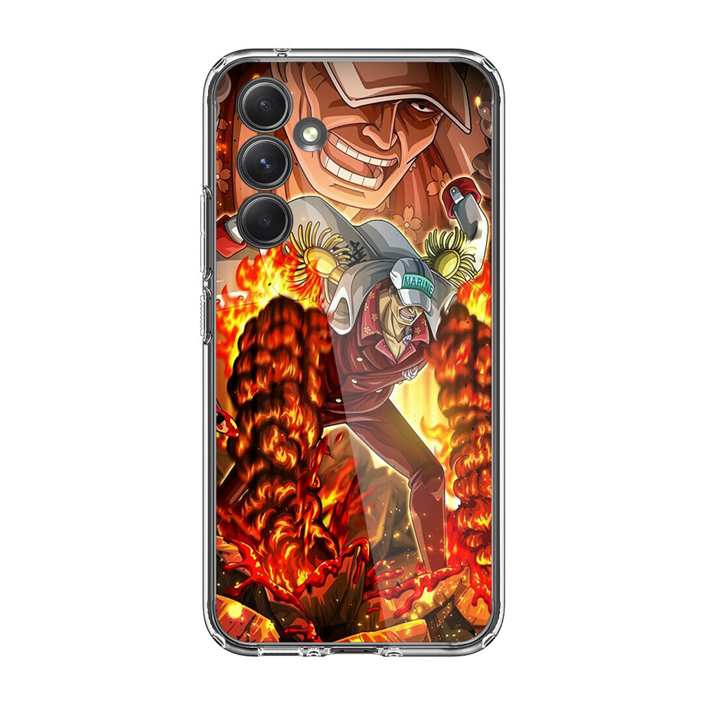 Akainu Exploding Volcano Samsung Galaxy A54 5G Case