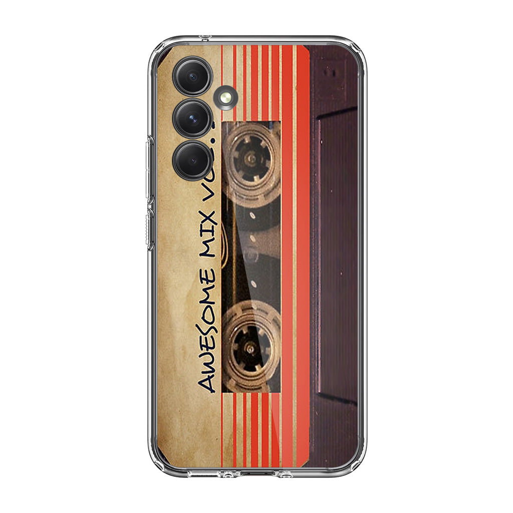 Awesome Mix Vol 1 Cassette Samsung Galaxy A54 5G Case