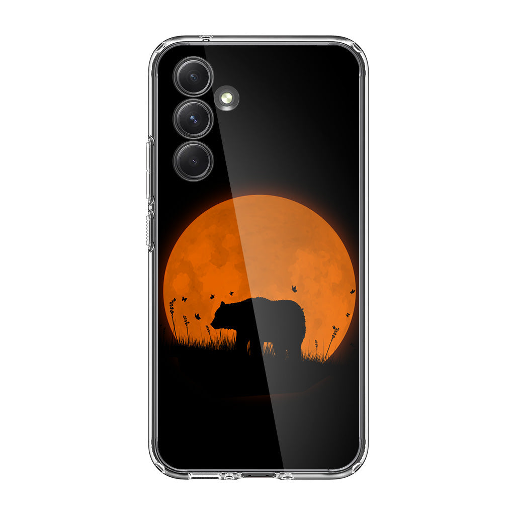 Bear Silhouette Samsung Galaxy A54 5G Case
