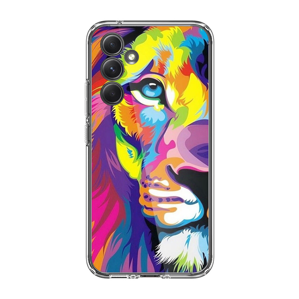 Colorful Lion Samsung Galaxy A54 5G Case