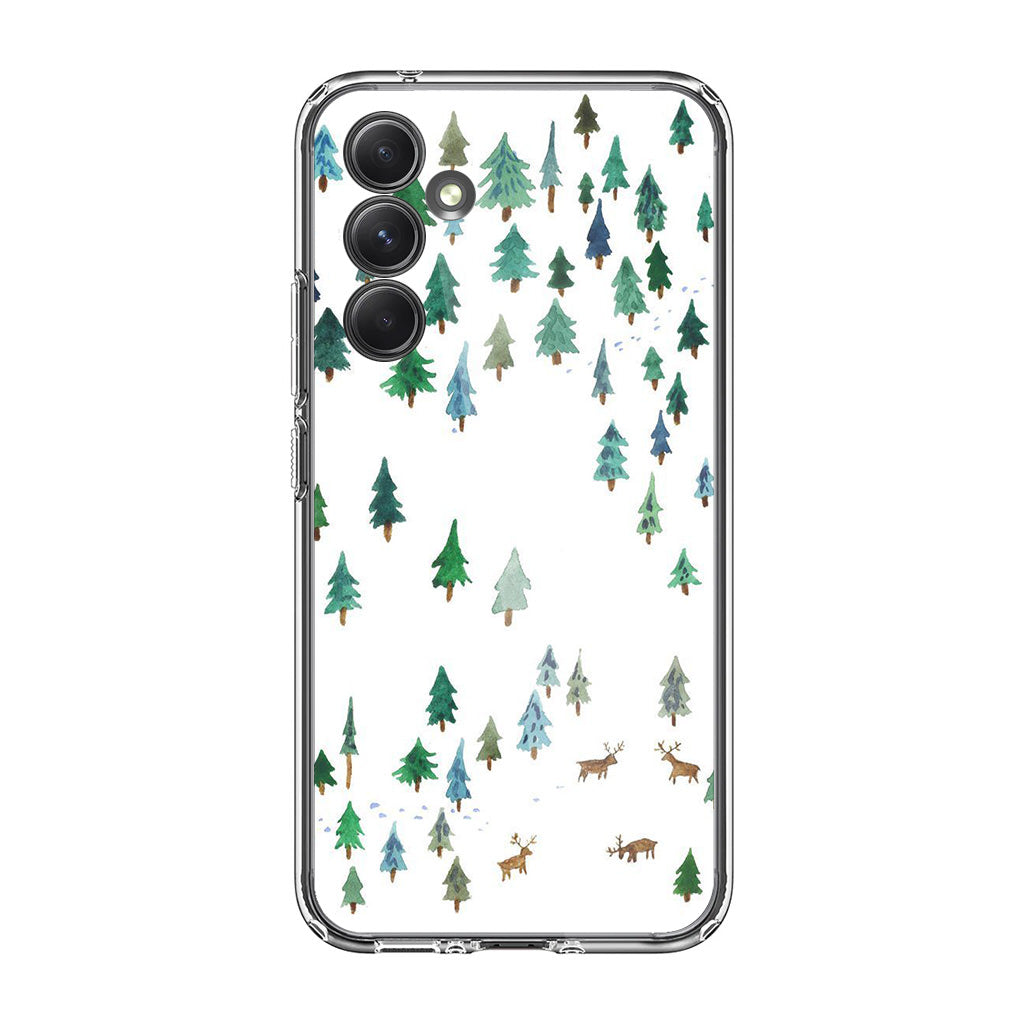 Snow Everywhere Samsung Galaxy A54 5G Case